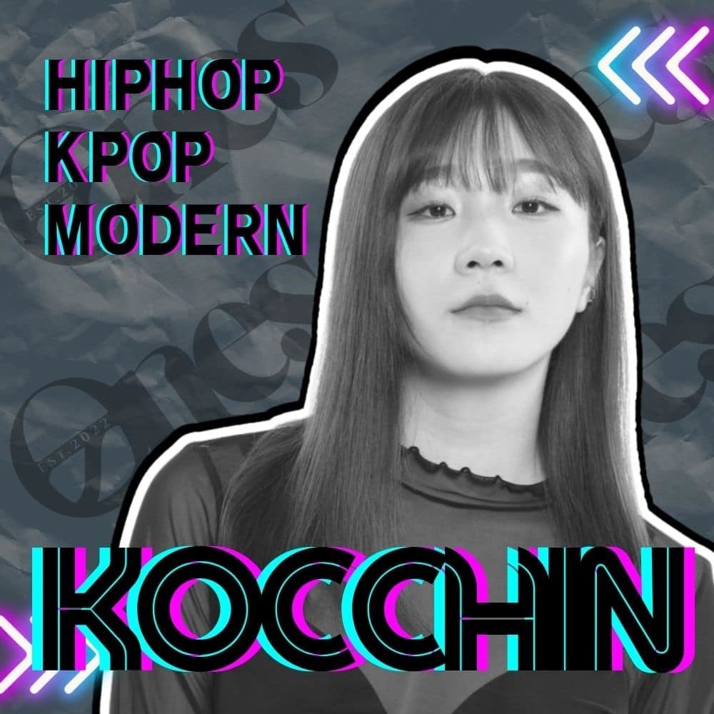 ダンス歴20年超、ミュージカル出演のCocchin先生。勝どき・晴海でトップレベルのHIPHOPアドバンスクラスを指導する姿。